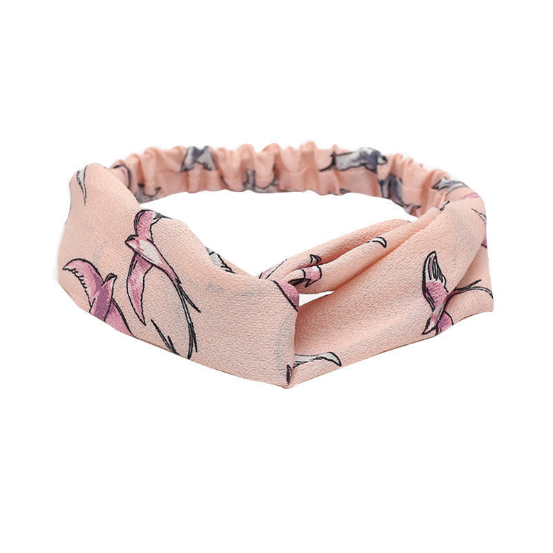 Elastic Cross Hairband Ladies Headband Hair Band Yoga Sports Headband