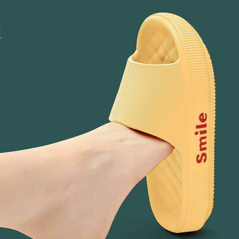 Stepping On Shit Slippers Summer Home Household Non Slip Bathroom Bathing Indoor