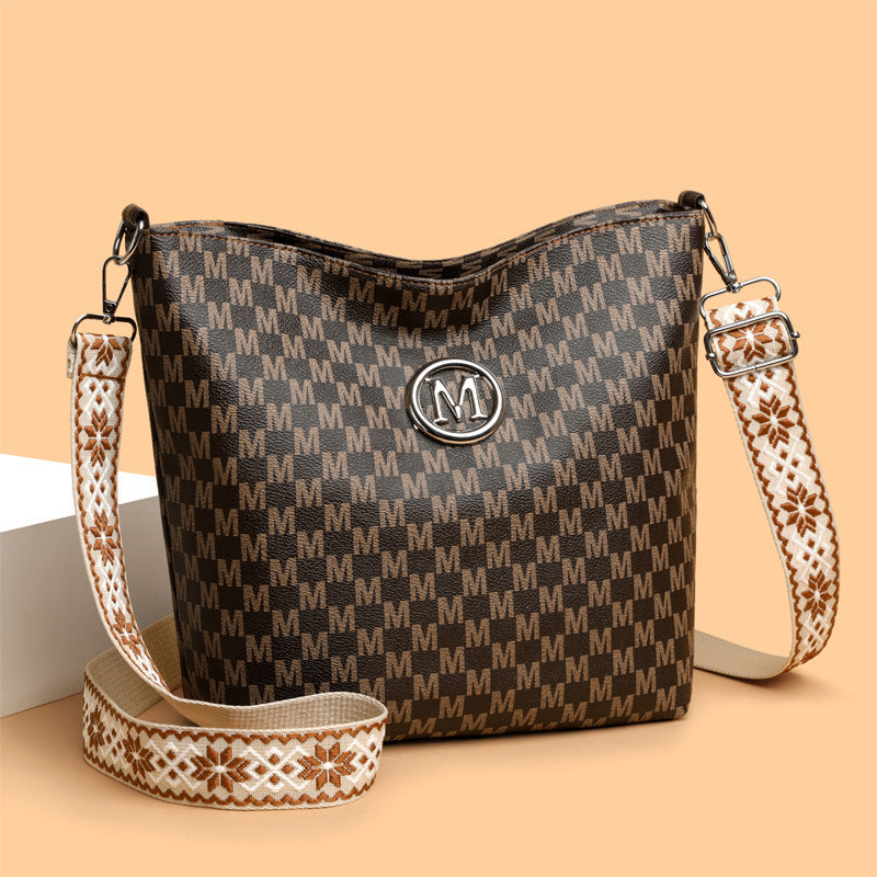 Soft Leather Retro Simple All-match Fashion Shoulder Bag