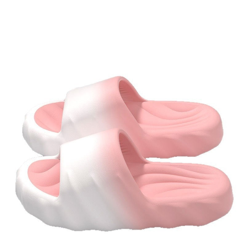 Women's Slippers Simple Gradient Interior Home Non-slip Platform