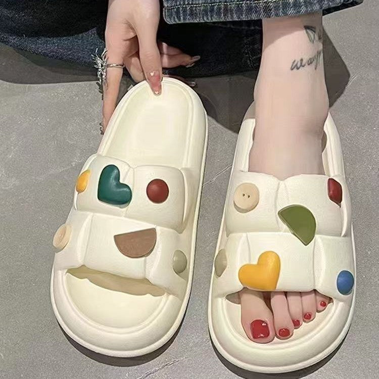 Home Advanced Sense Non-slip Deodorant Couple Home Summer Slippers