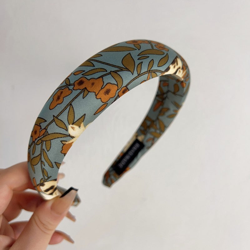 Fashion Presbyopic French Satin Vintage Sponge Headband