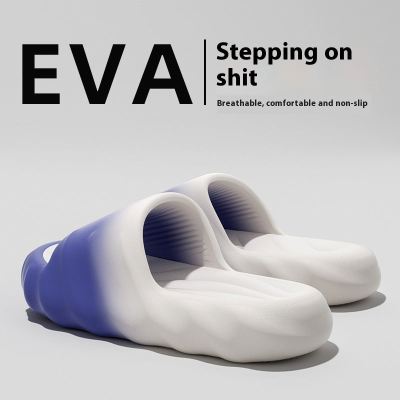 Women's Slippers Simple Gradient Interior Home Non-slip Platform