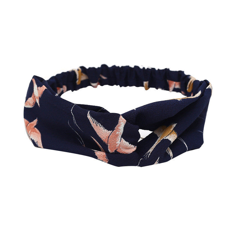 Elastic Cross Hairband Ladies Headband Hair Band Yoga Sports Headband