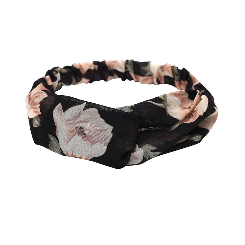 Elastic Cross Hairband Ladies Headband Hair Band Yoga Sports Headband