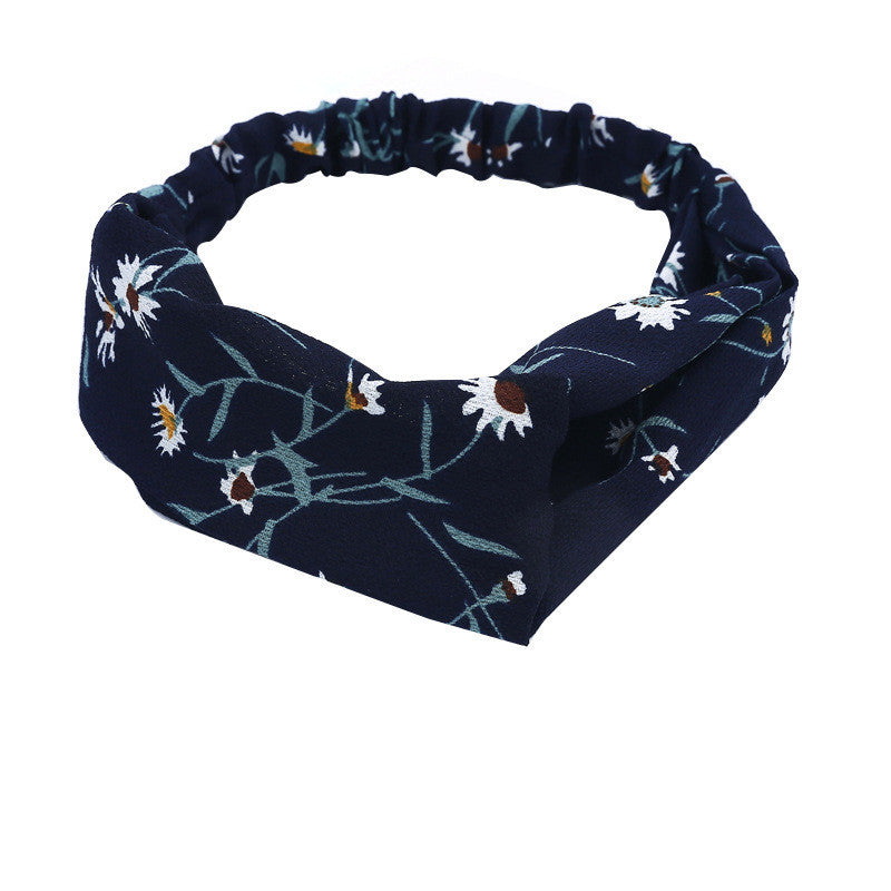 Elastic Cross Hairband Ladies Headband Hair Band Yoga Sports Headband