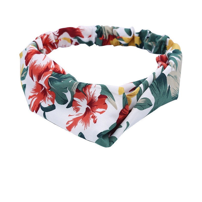 Elastic Cross Hairband Ladies Headband Hair Band Yoga Sports Headband