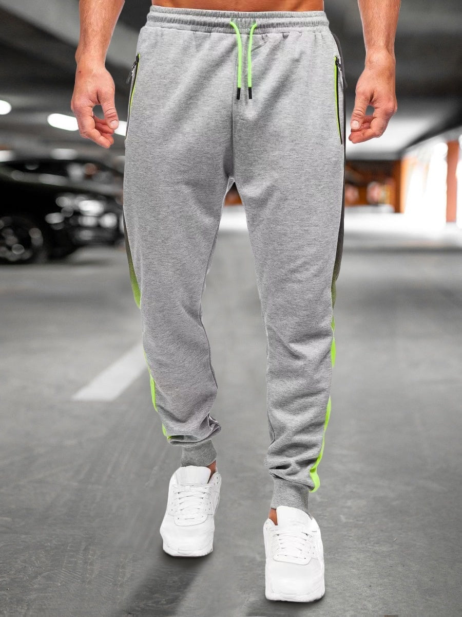 Gradient Color Sports Men Casual Running Trousers