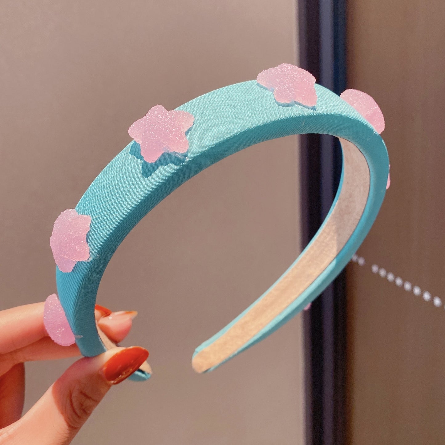 Small Flower Face Wash Makeup Hair Band