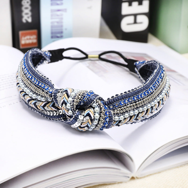 Bohemian braided headband