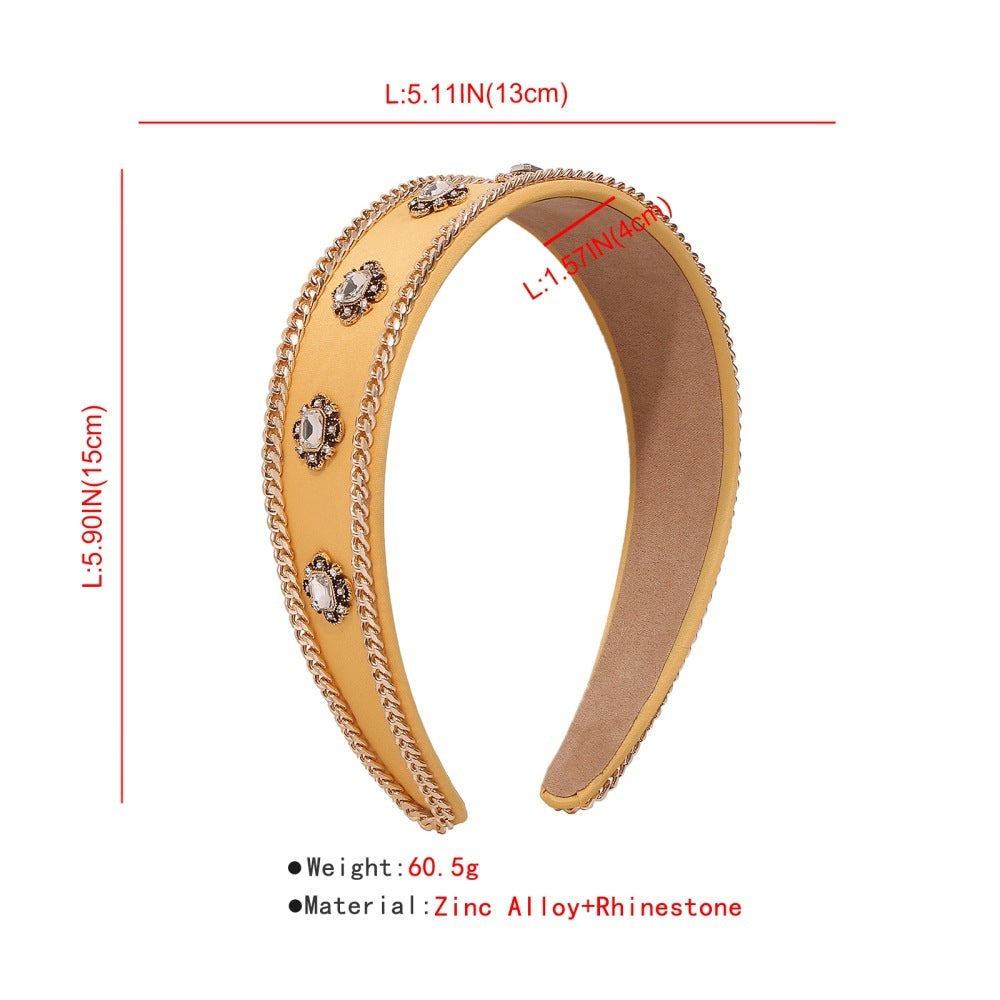 Headband Baroque Retro Fashion Chain Headband