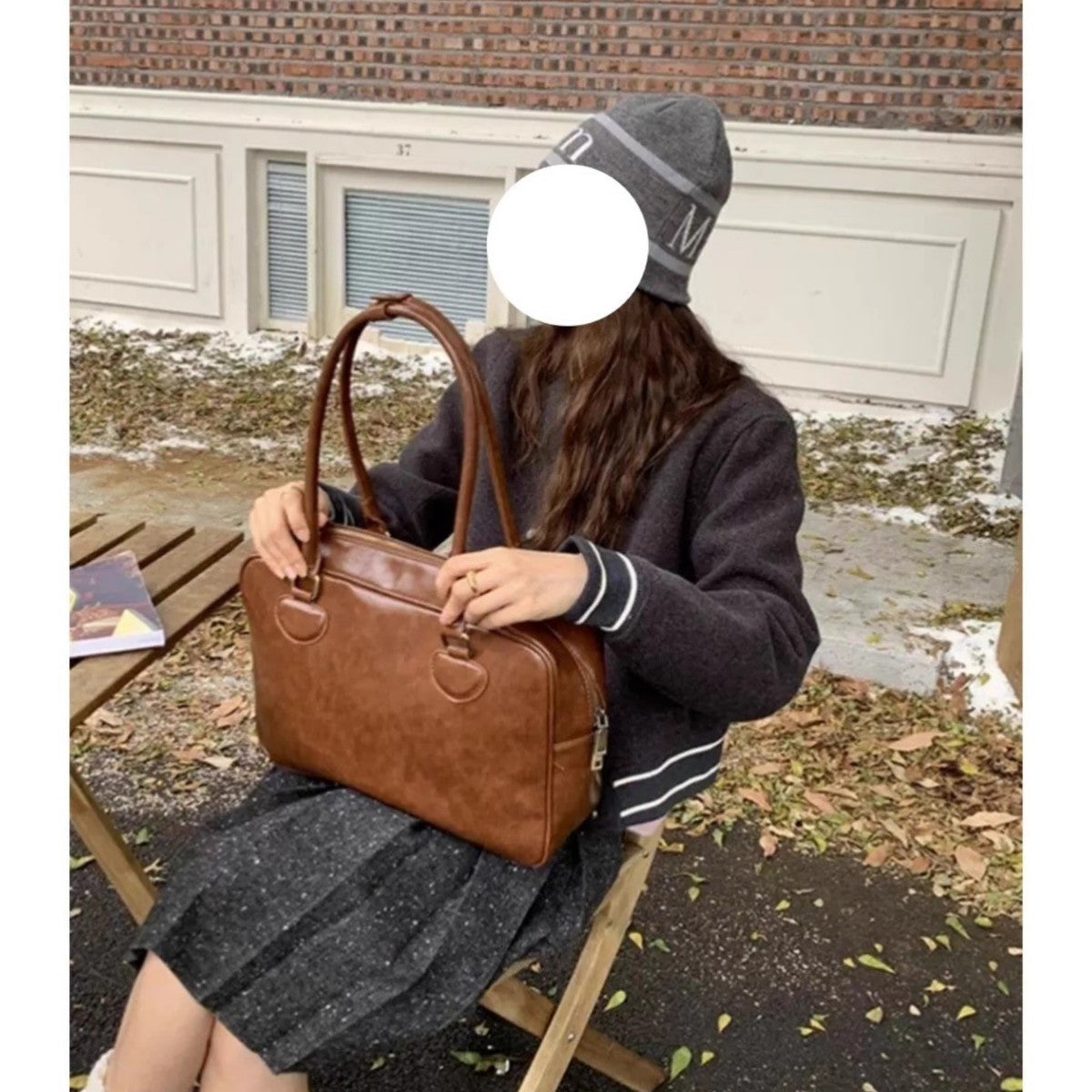 Versatile Large Capacity Women's One-shoulder New Lazy Wind Commuter Bag