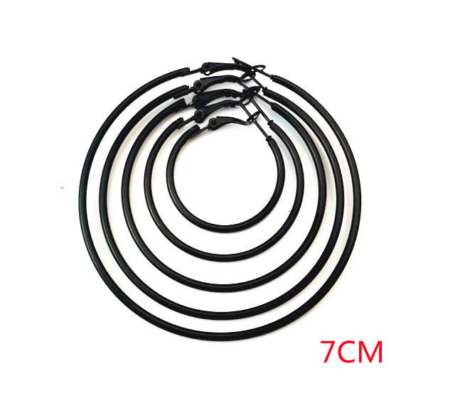 Simple Personality Metal Glossy Surface Ear Hoop Jewelry