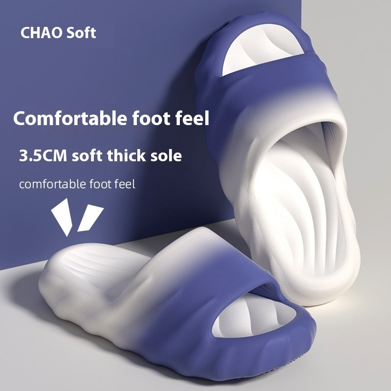 Women's Slippers Simple Gradient Interior Home Non-slip Platform