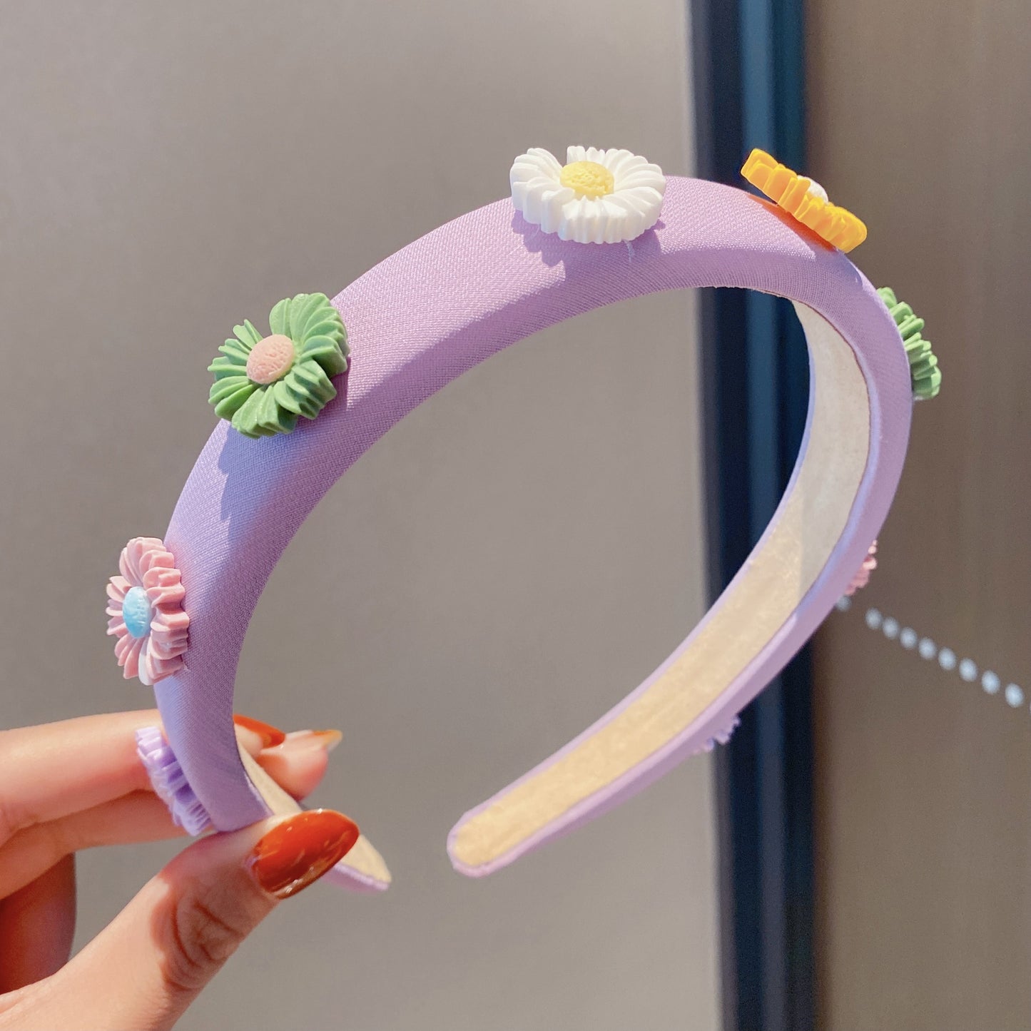 Small Flower Face Wash Makeup Hair Band