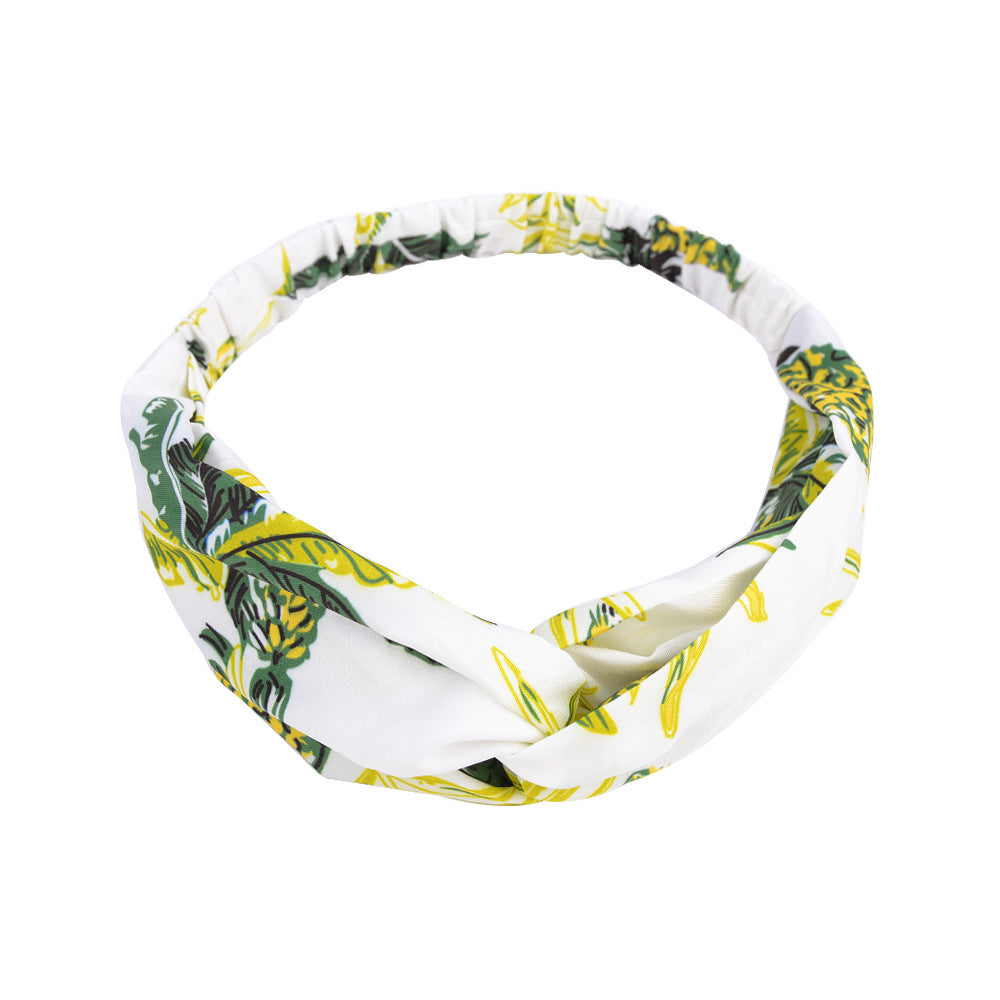 Elastic Cross Hairband Ladies Headband Hair Band Yoga Sports Headband