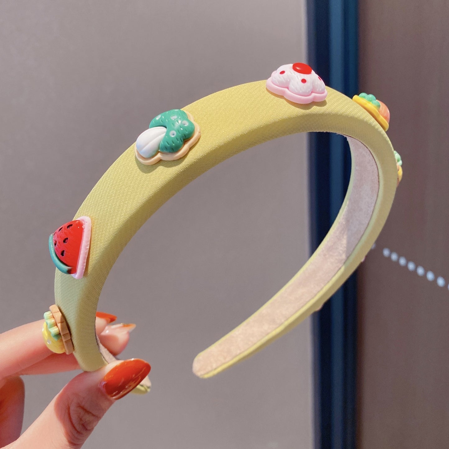 Small Flower Face Wash Makeup Hair Band