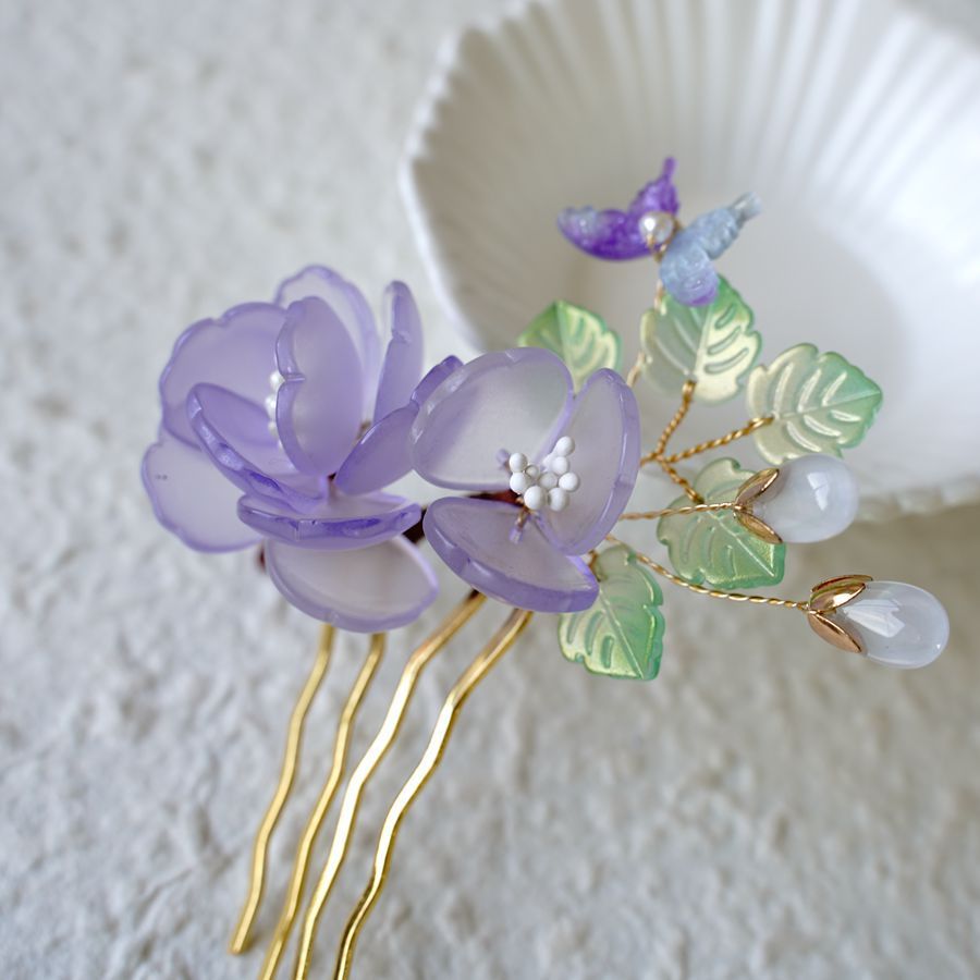 Hanfu Cheongsam Performance Glazed Jewelry Flowers