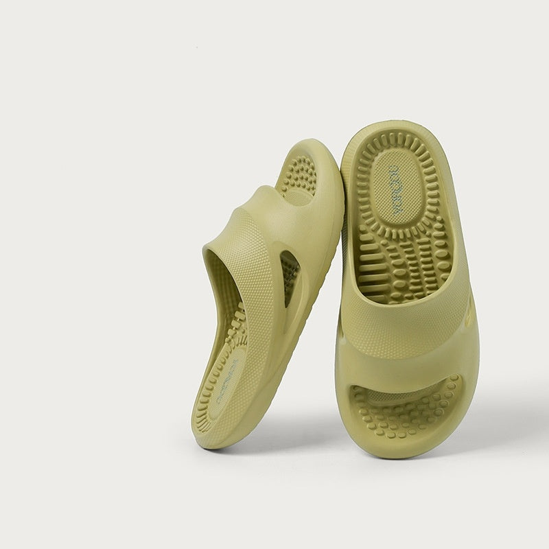 Men's Home Indoor Bathroom Bath Non-slip Non-stinky Foot Massage Slippers