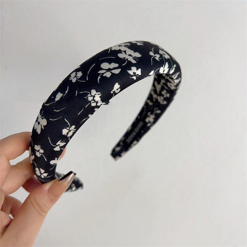 Fashion Presbyopic French Satin Vintage Sponge Headband