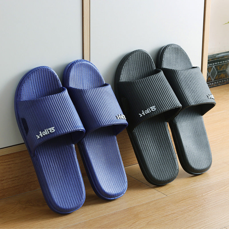 Bathroom Non-slip Men And Women Bathing Platform Slippers